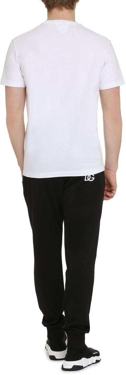 Dsquared2 Cotton crew-neck T-shirt Wit