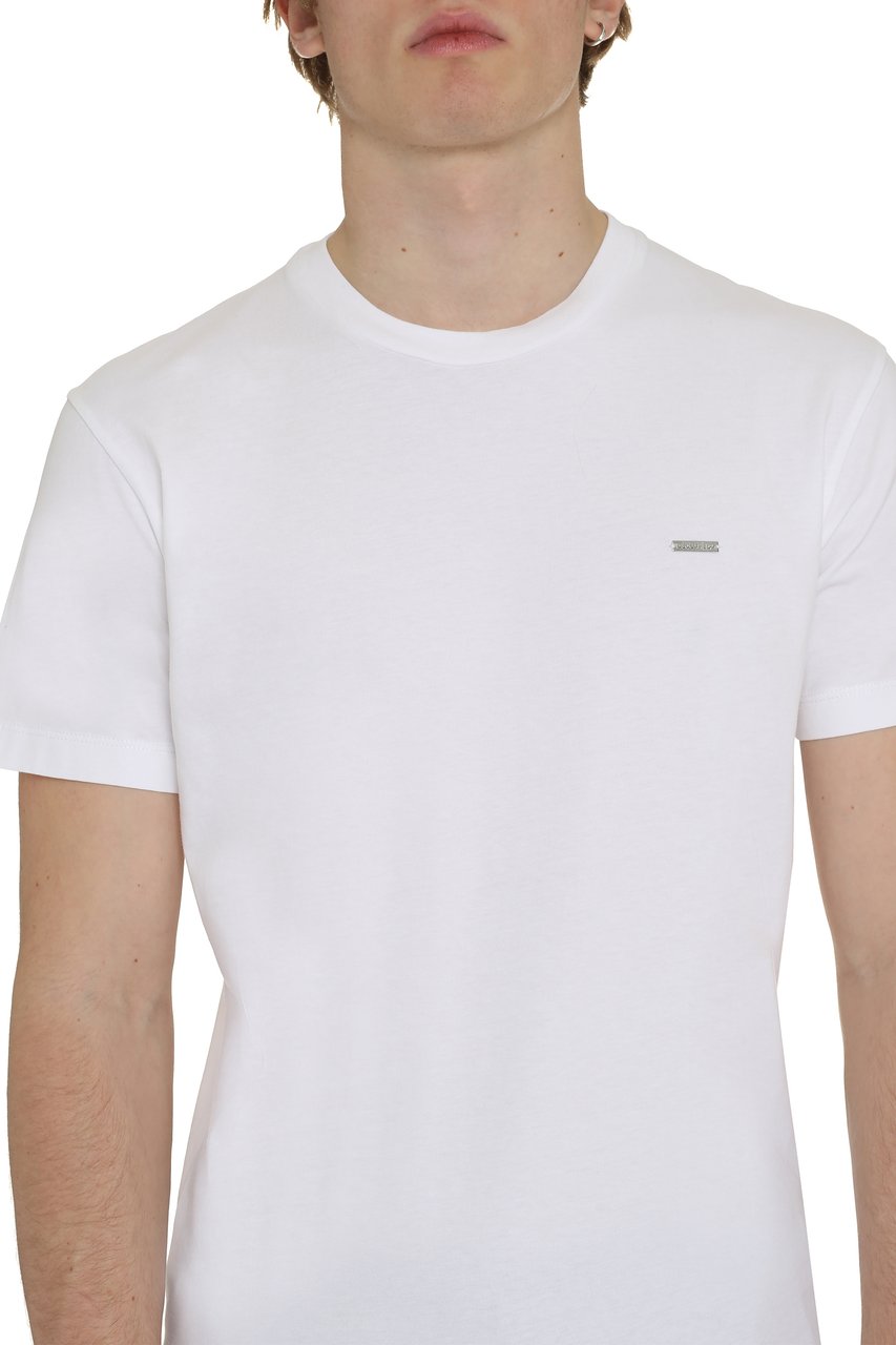 Dsquared2 Cotton crew-neck T-shirt Wit