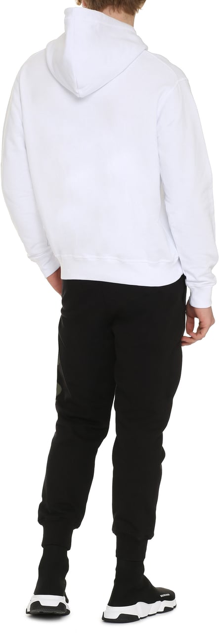 Dsquared2 Cotton hoodie Wit