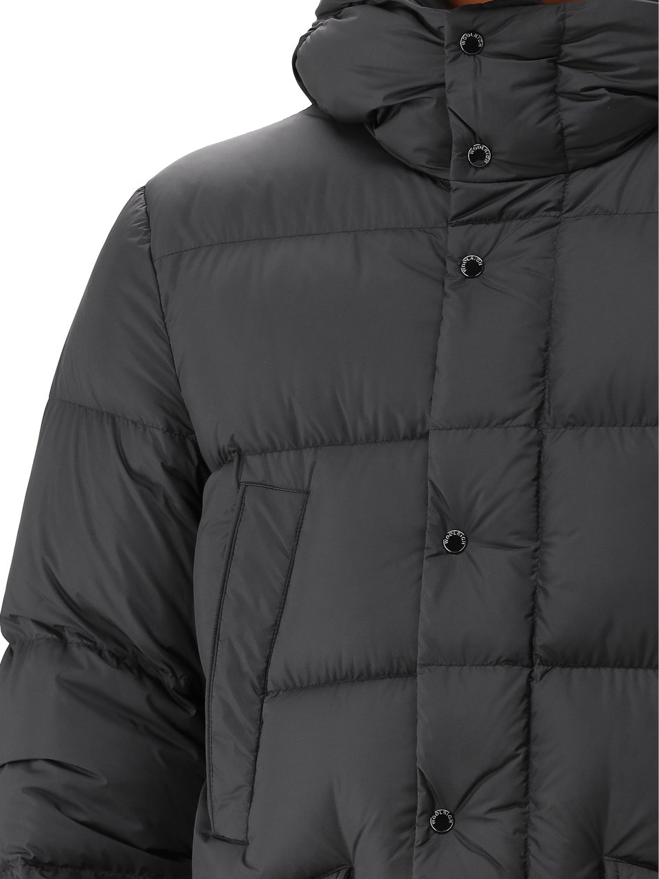 Woolrich Woolrich Jas Zwart Cloud Davis Parka Zwart