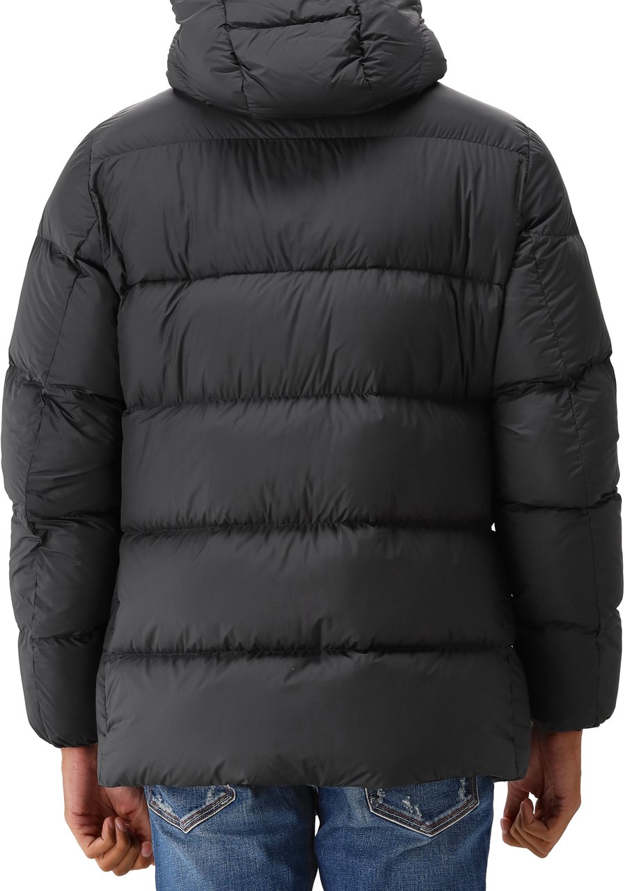 Woolrich Woolrich Jas Zwart Cloud Davis Parka Zwart