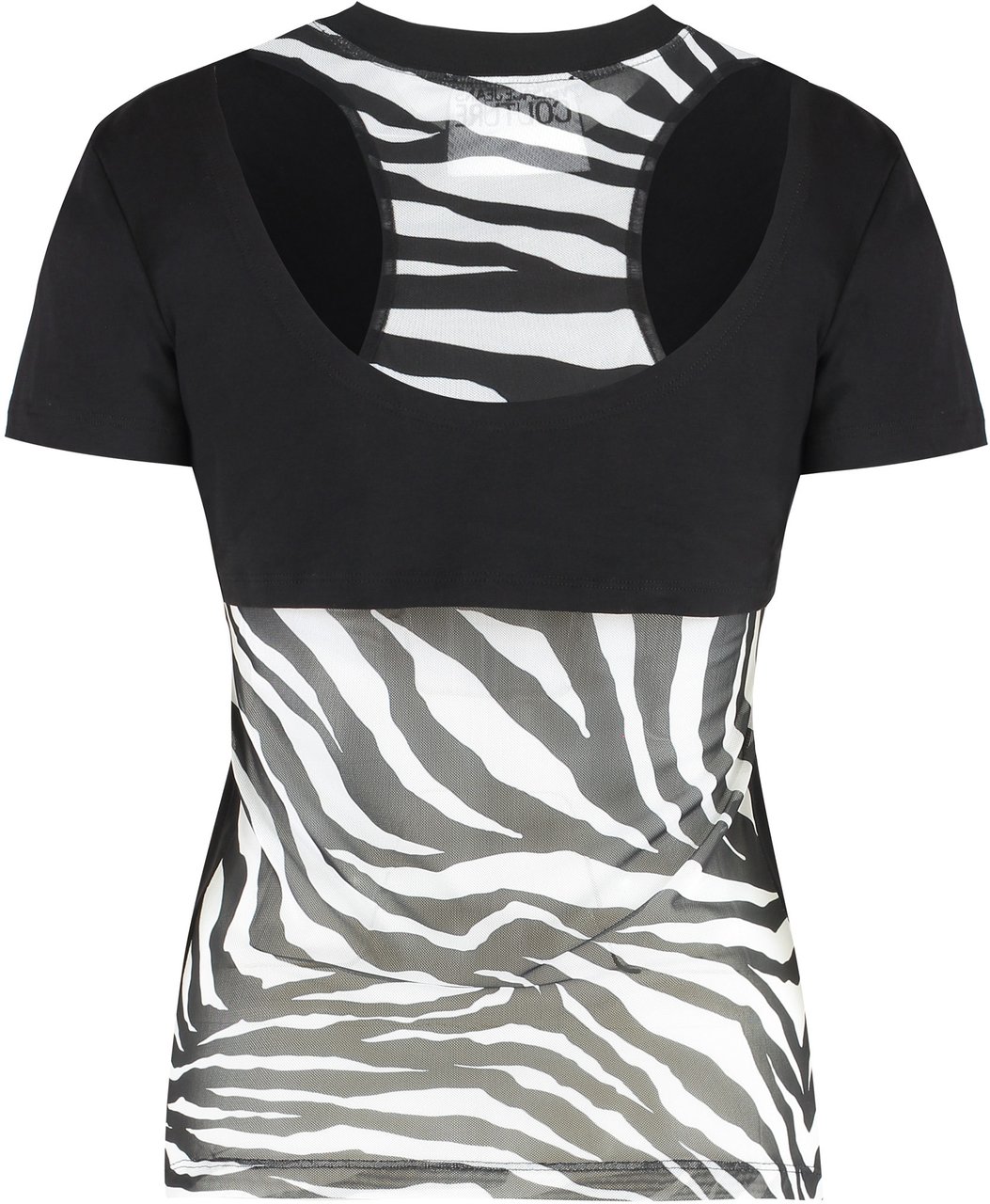 Versace Jeans Couture Versace Jeans Couture T-shirt E Polo Nero E Bianco Zwart