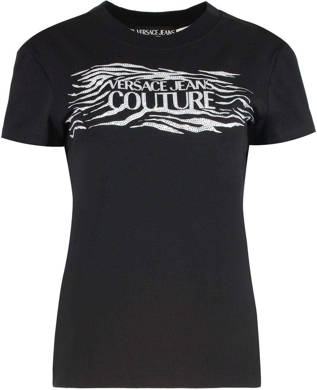 Versace Jeans Couture Versace Jeans Couture T-shirt E Polo Nero E Bianco Zwart