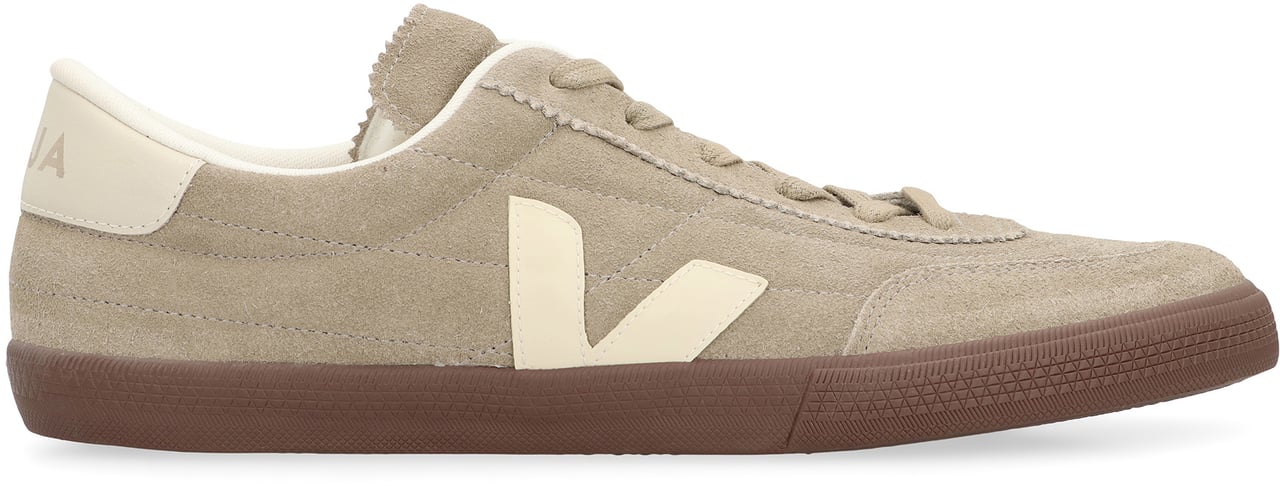 Veja Dames Panenka Suede Sneaker Taupe Groen