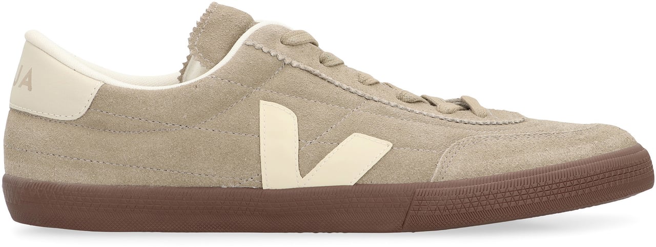 Veja Dames Panenka Suede Sneaker Taupe Groen