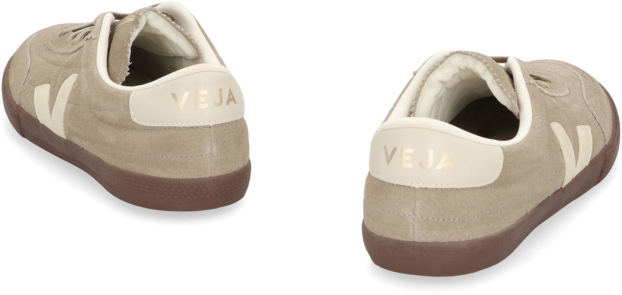 Veja Dames Panenka Suede Sneaker Taupe Groen
