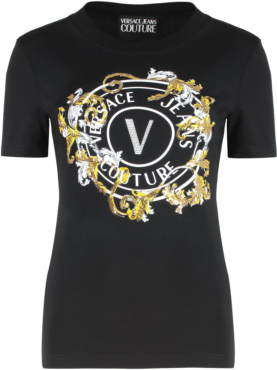 Versace Jeans Couture Dames T-shirt Zwart