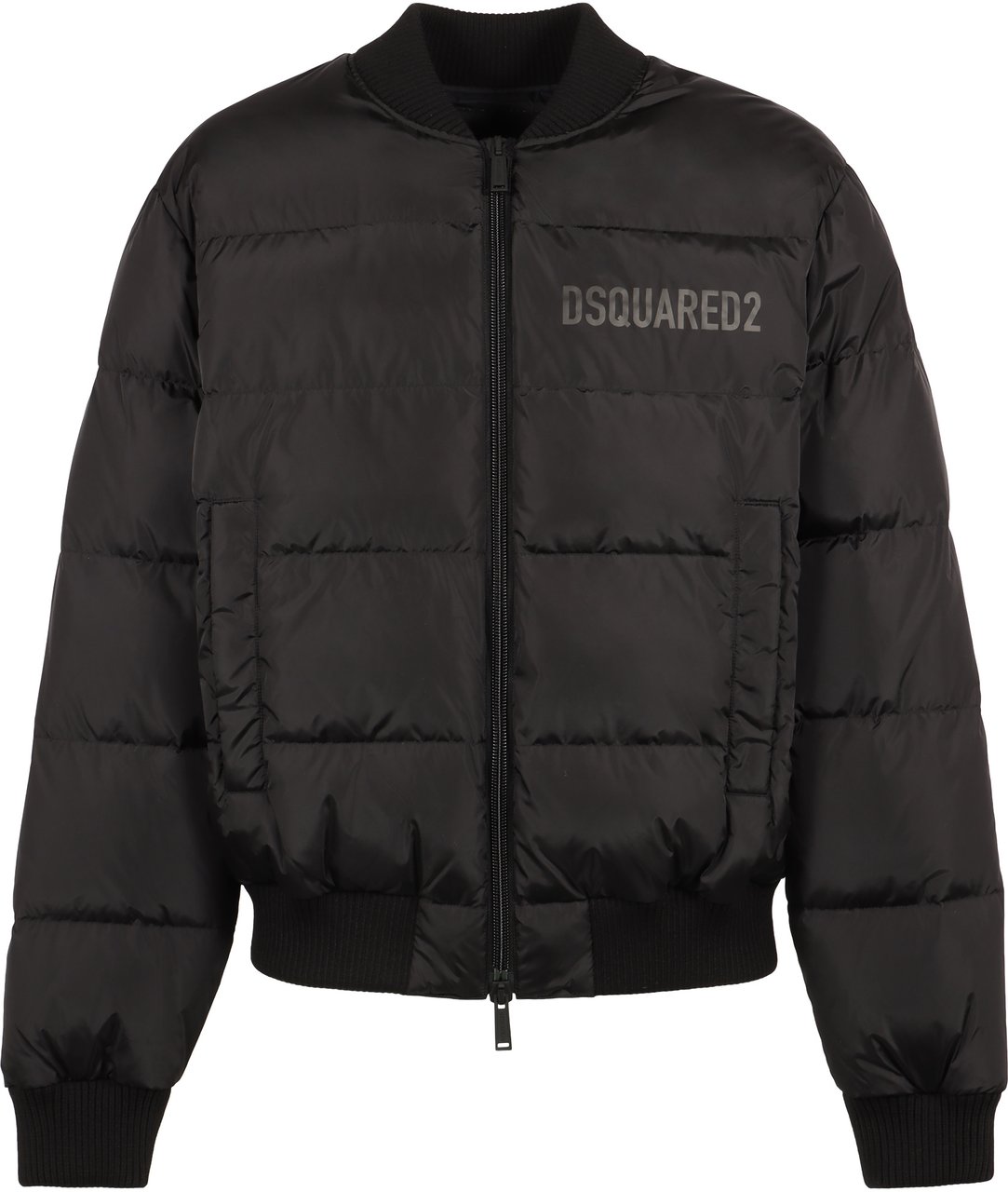 Dsquared2 Padded bomber jacket Zwart