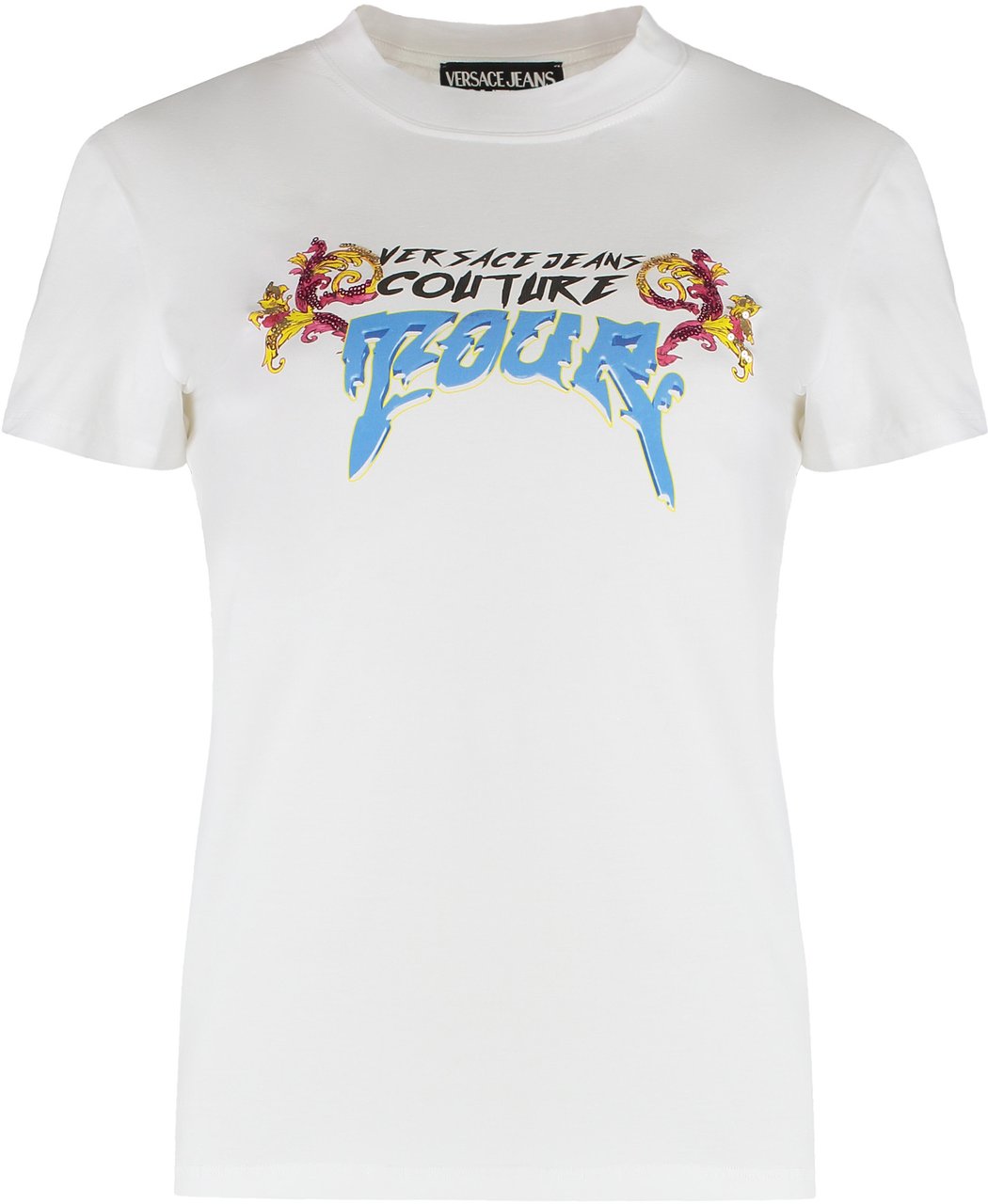 Versace Jeans Couture Logo print t-shirt Wit
