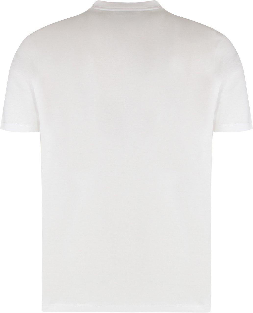 Paul & Shark T-shirt in jersey van katoen met logo-print Wit