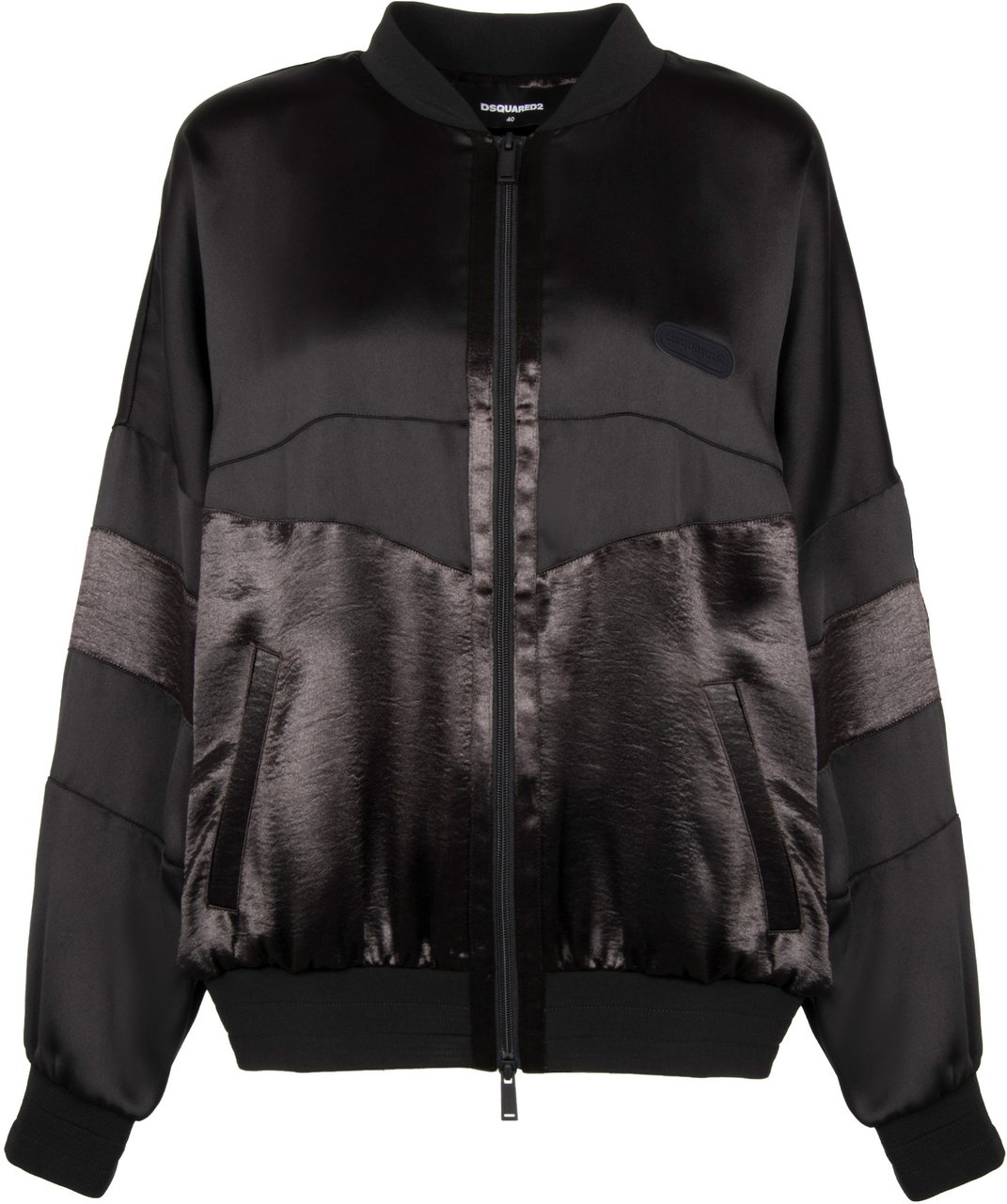 Dsquared2 Techno fabric sweatshirt Zwart