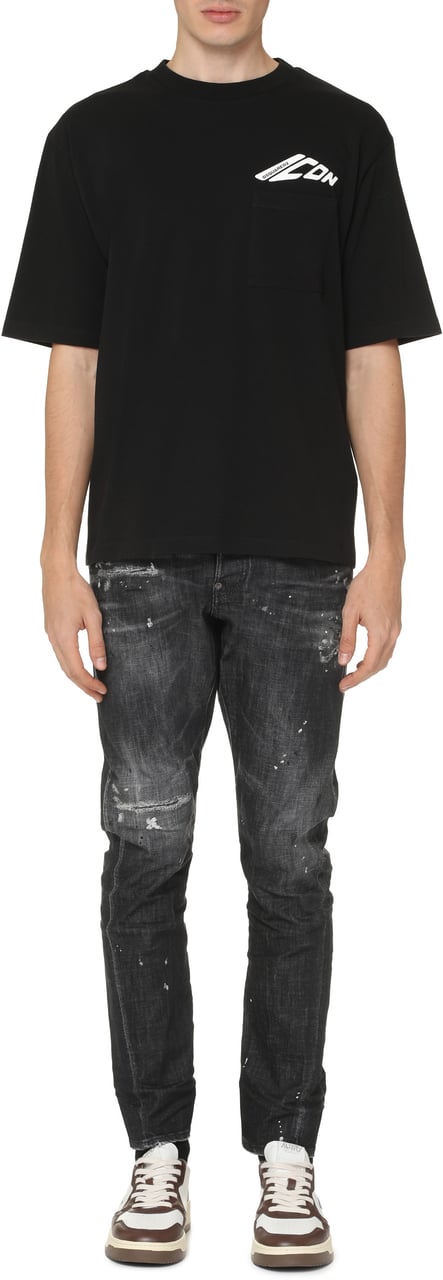 Dsquared2 T-SHIRT ICON Zwart
