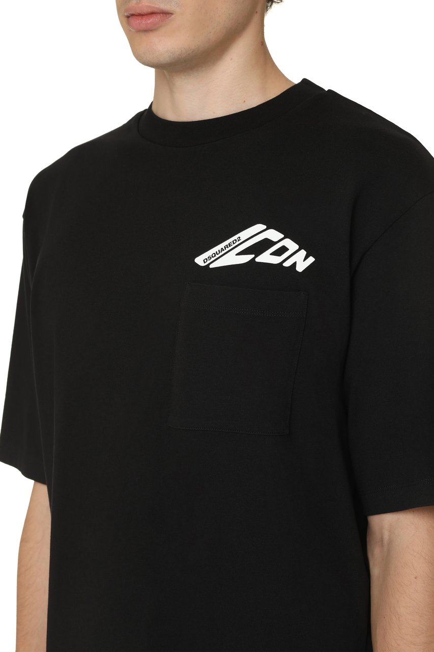 Dsquared2 T-SHIRT ICON Zwart