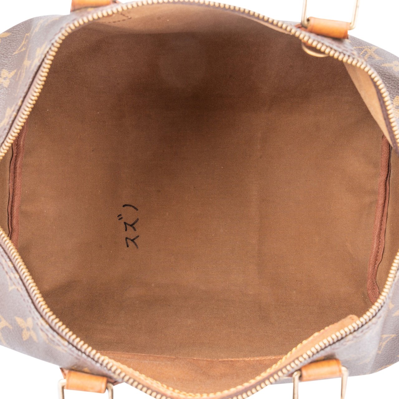 Louis Vuitton Louis Vuitton Canvas Monogram Speedy 35 Handbag Bruin