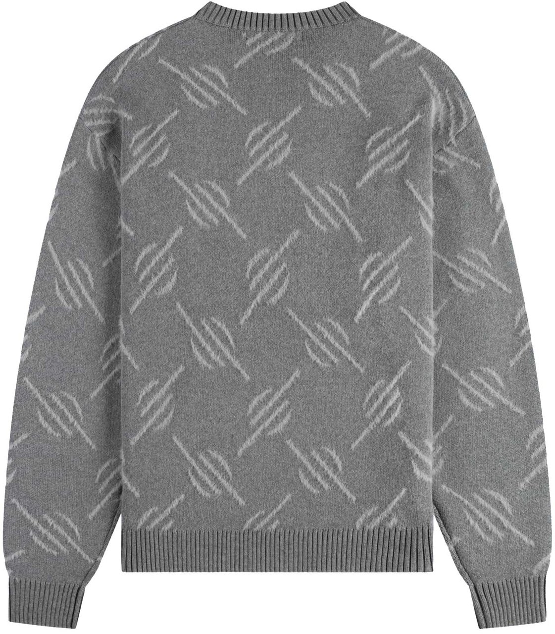 Daily Paper Heren Tevin Monogram Knit Sweater Grijs