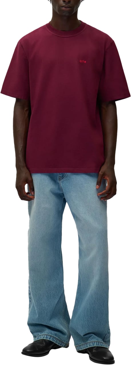 Arte Antwerp ARTE FOR ALL LOGO T-SHIRT BURGUNDY Rood