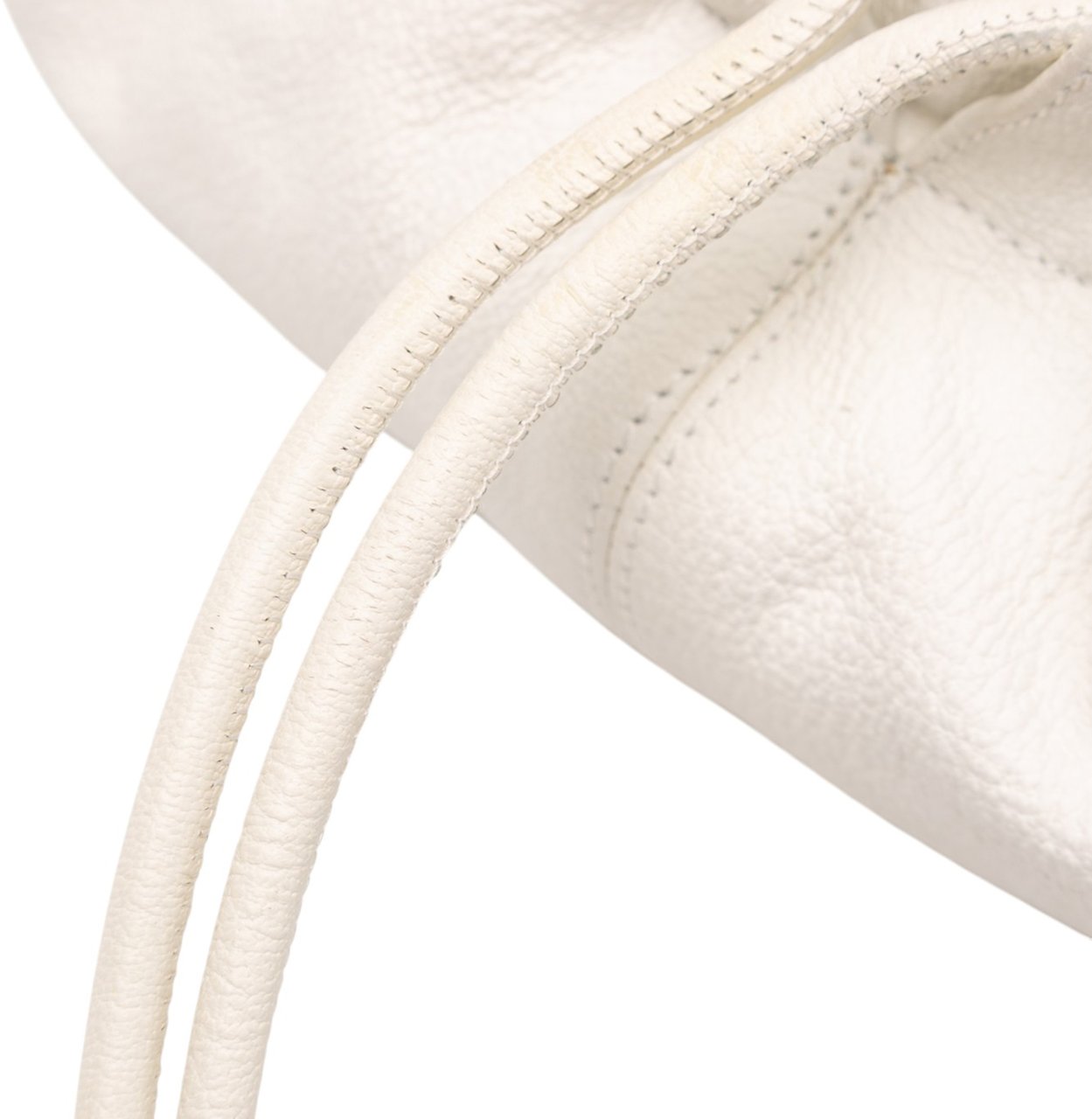 Burberry Leather Drawstring Shoulder Bag Wit