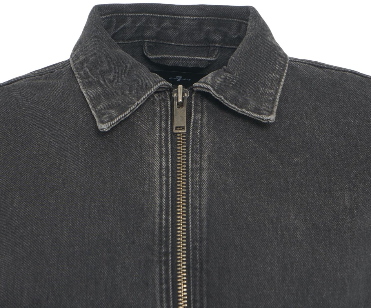 7 For All Mankind Giacca in denim Zwart