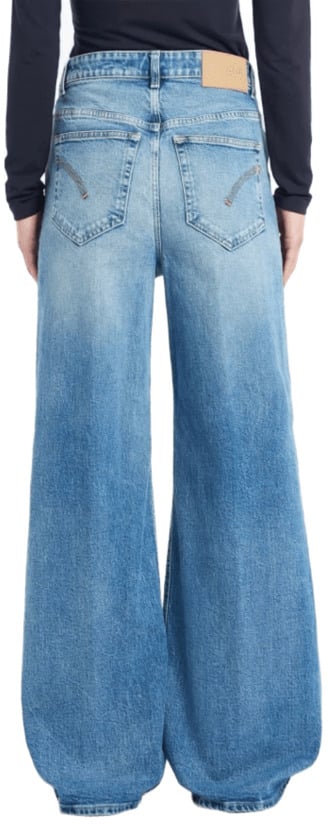 Dondup Trousers Denim Blauw