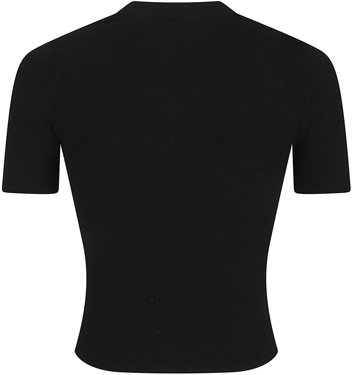 Diesel Top nero Diesel aderente con logo frontale Divers