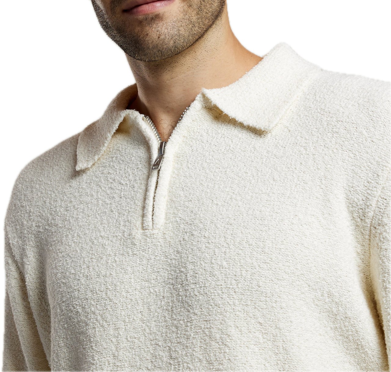 Aeden Raider Polo Off-White Wit