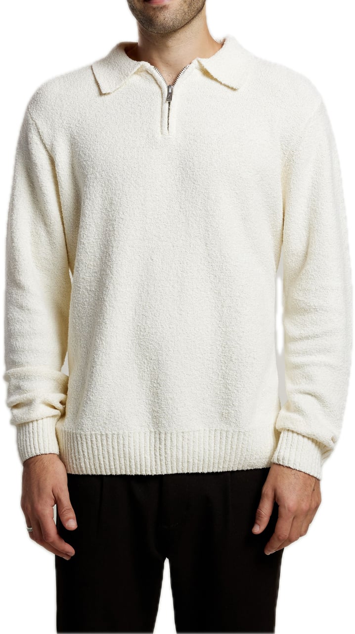 Aeden Raider Polo Off-White Wit