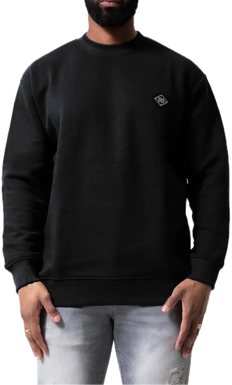 XPLCT Studios Plate Crewneck | Blac Zwart