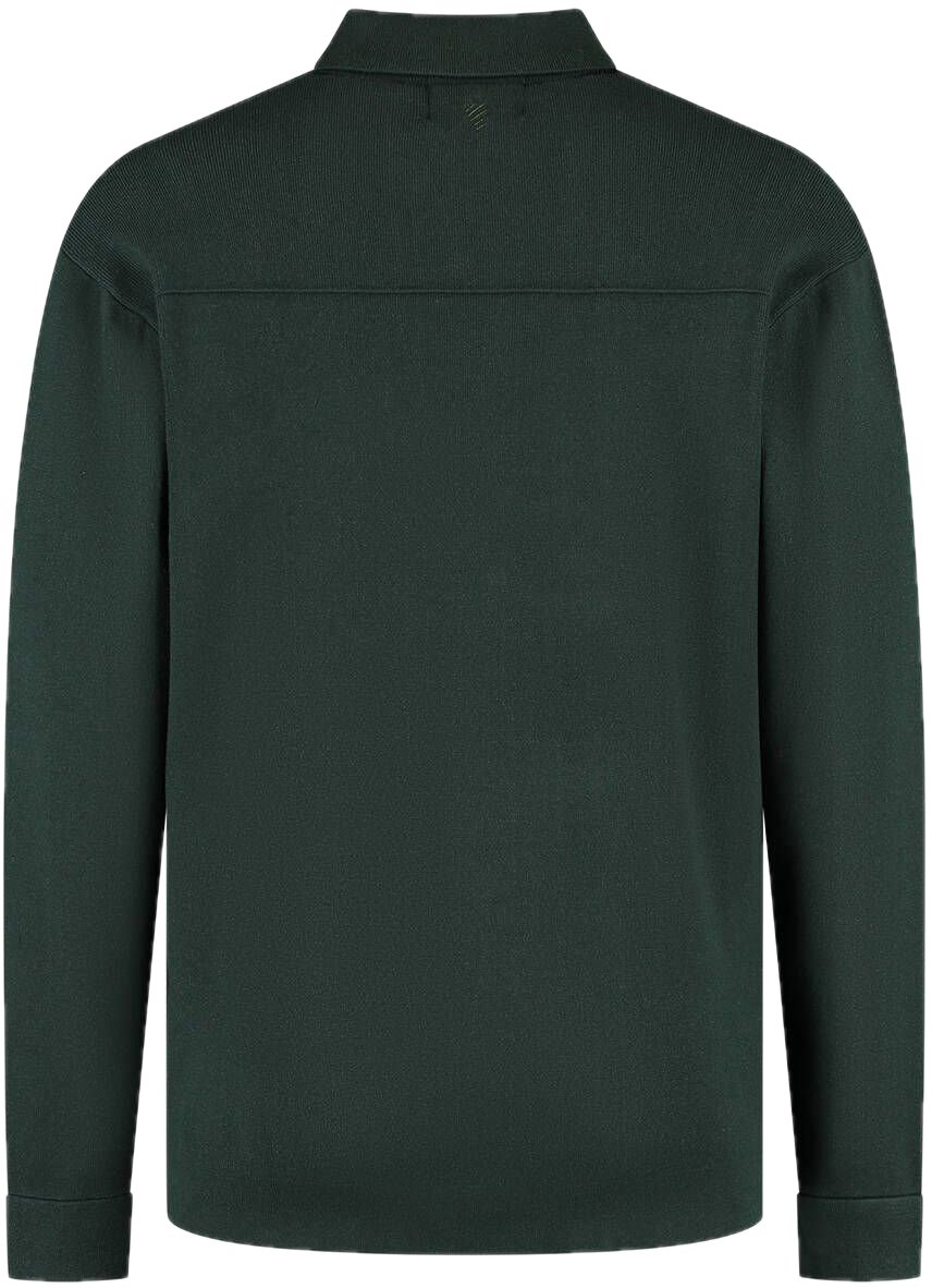 Pure Path Heavy Knit Full-zip Cardigan Groen