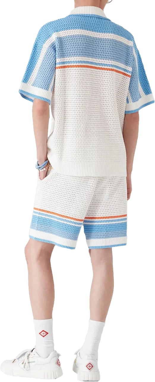 Casablanca FAUX CROCHET SHIRT Wit