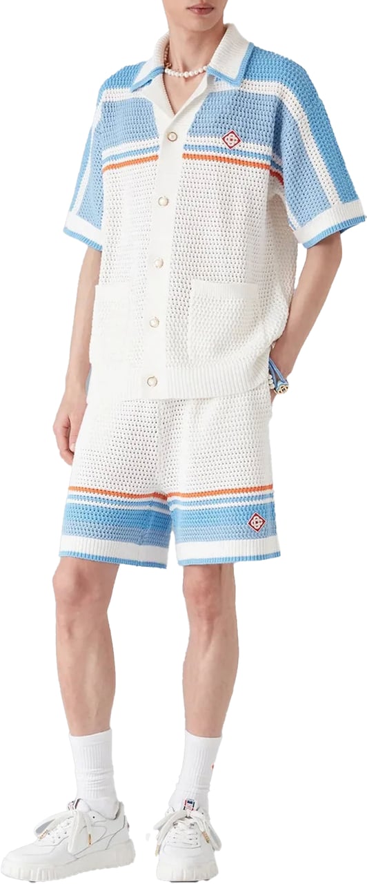Casablanca FAUX CROCHET SHORTS Wit