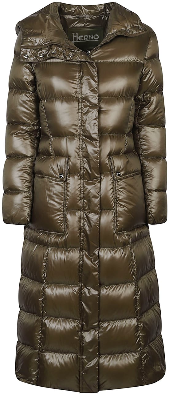 Herno Long Parka Green Groen