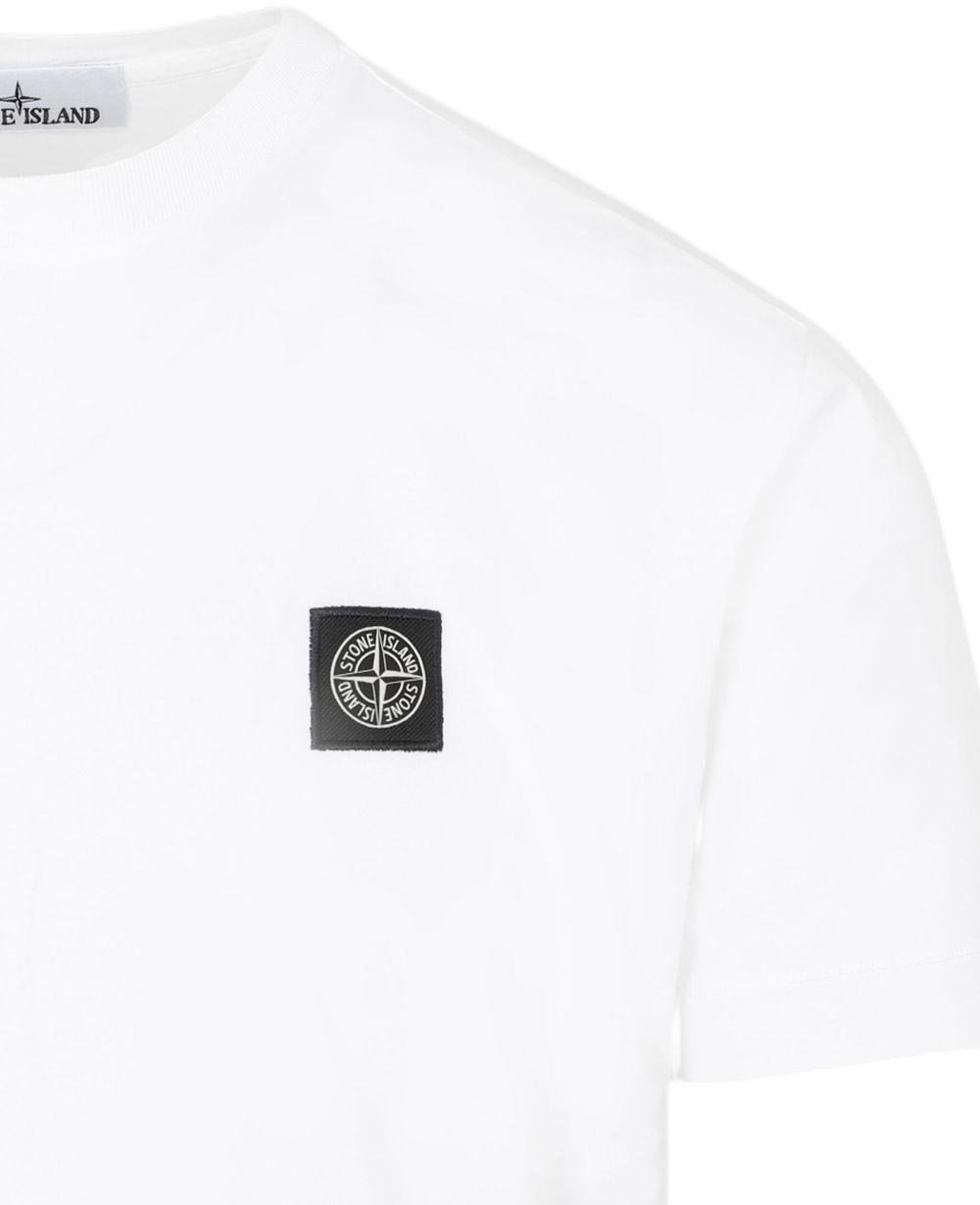 Stone Island T-Shirts And Polos White Zwart