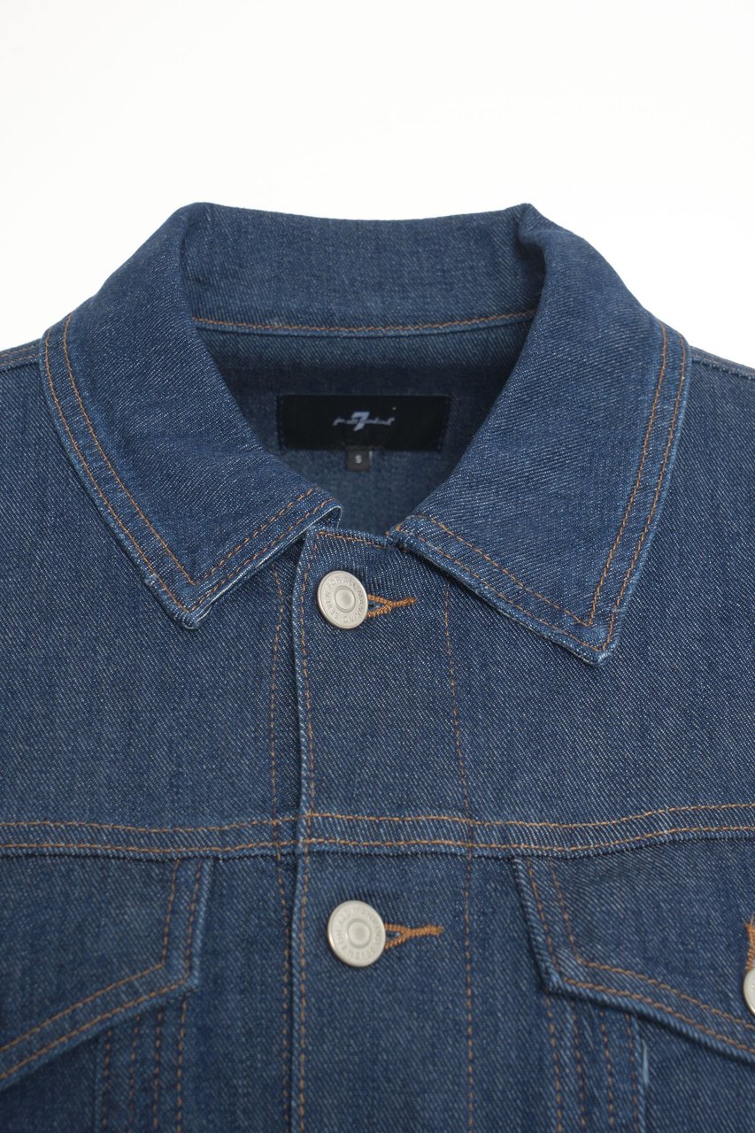 7 For All Mankind Giacca di denim 'Halona' Blauw