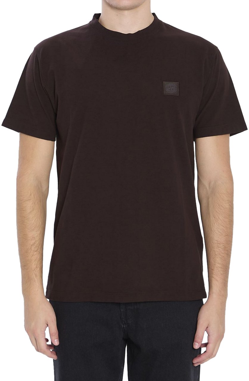 Stone Island T-Shirts And Polos Brown Bruin