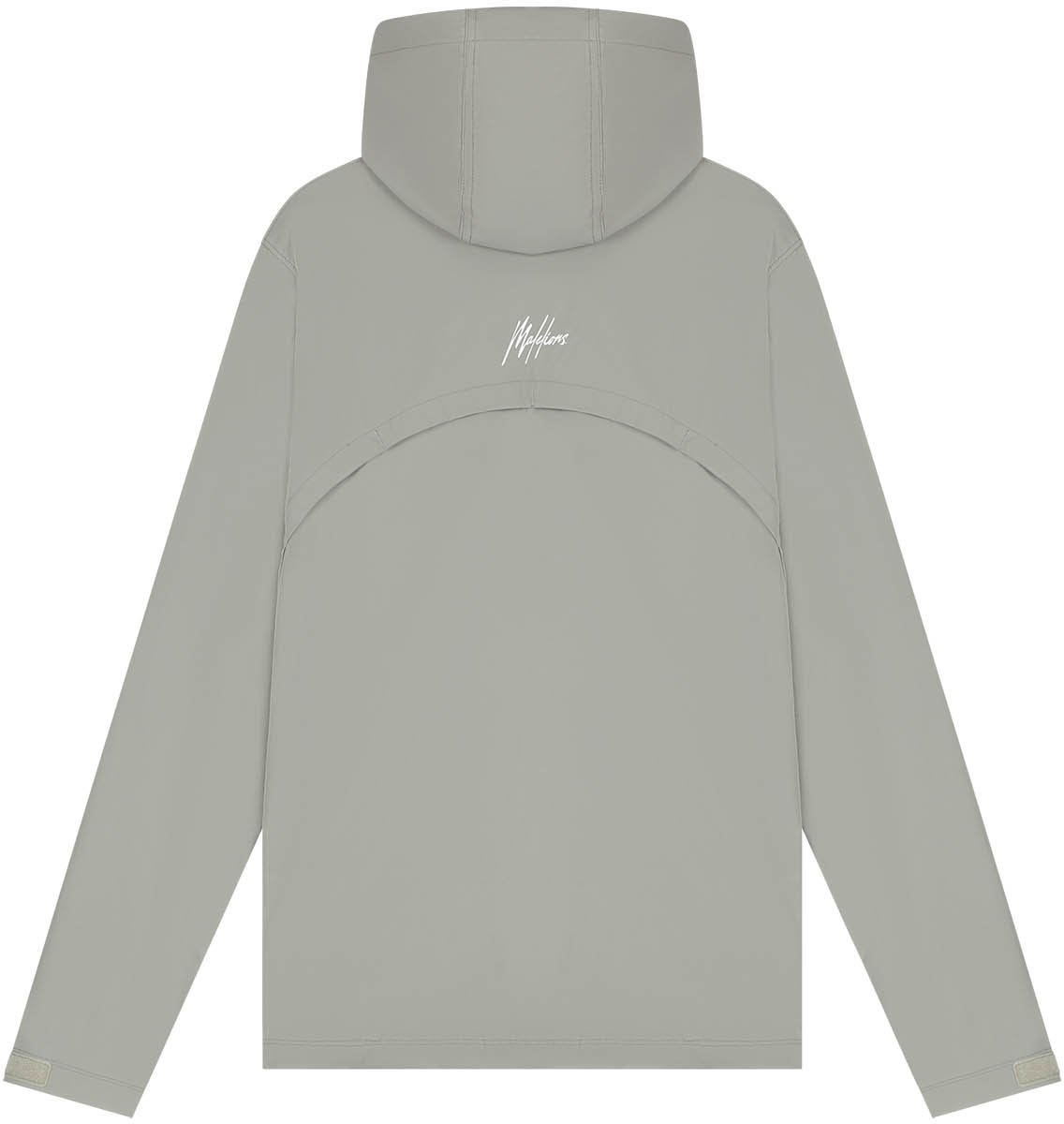 Malelions Malelions Sport Running Jacket Grijs