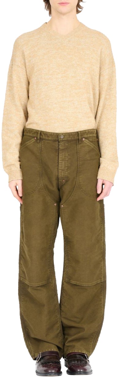 Maison Margiela Maison Margiela Pantaloni Verde Groen