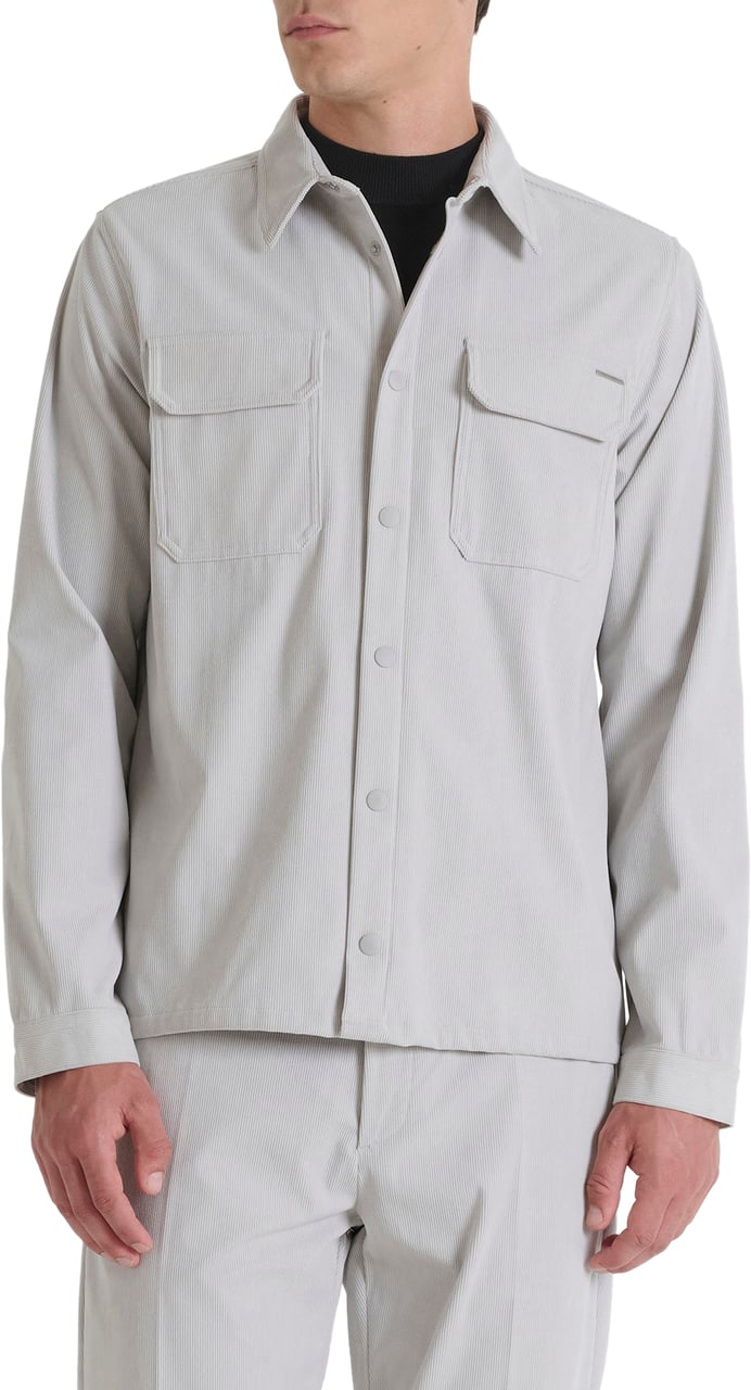 Antony Morato Antony Morato Shirt Regular Fit In Corduroy Grijs