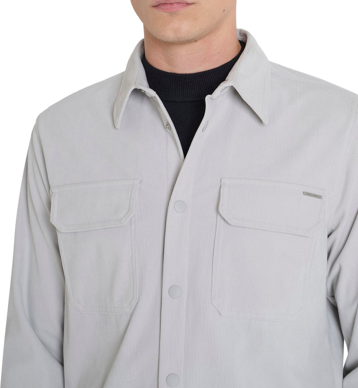 Antony Morato Antony Morato Shirt Regular Fit In Corduroy Grijs