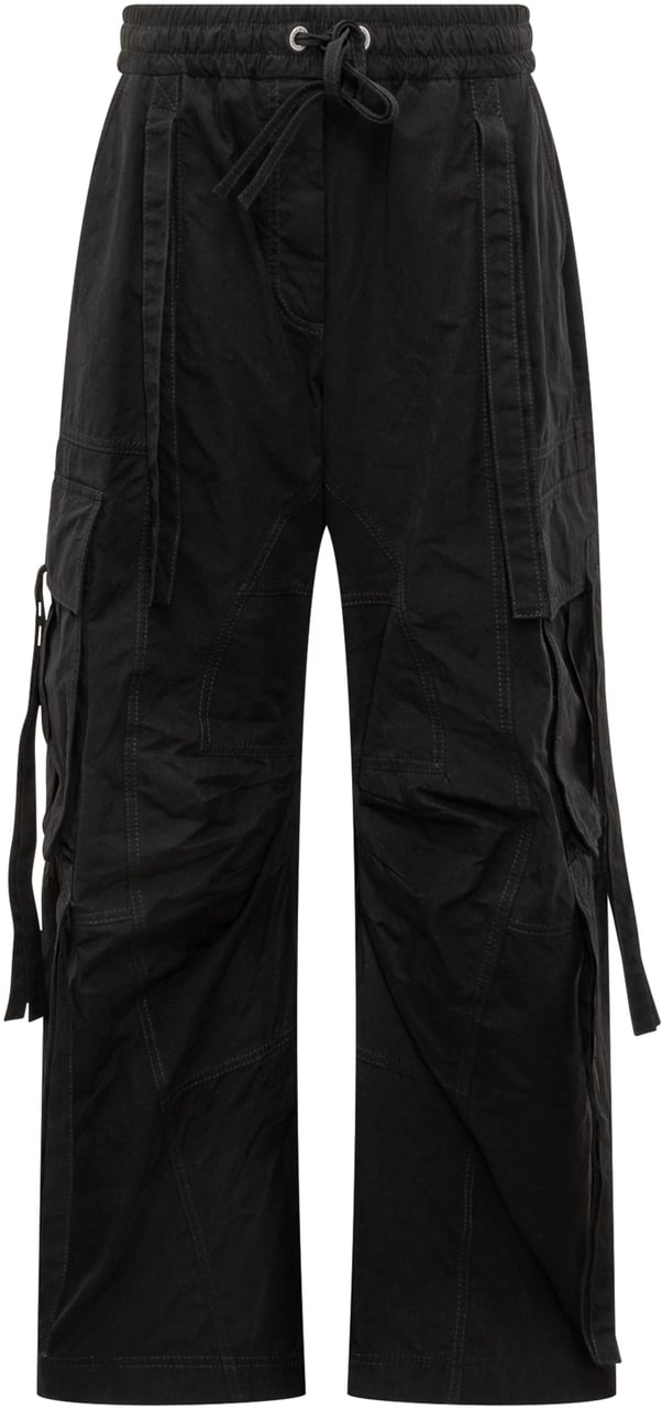 Dolce & Gabbana Pantaloni Cargo Dolce & Gabbana in Cotone Nero Zwart
