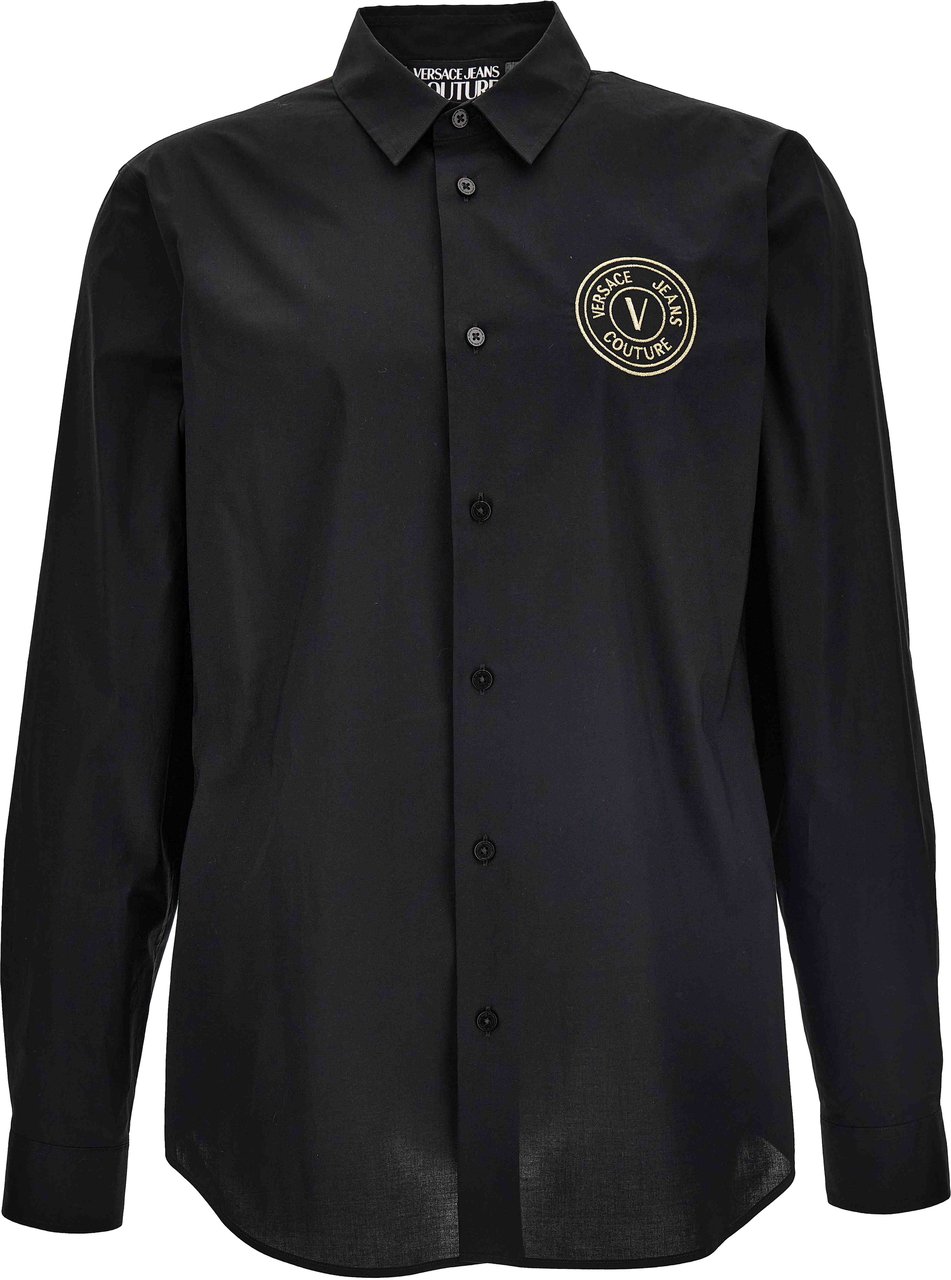 Versace Jeans Couture Shirts Black Zwart