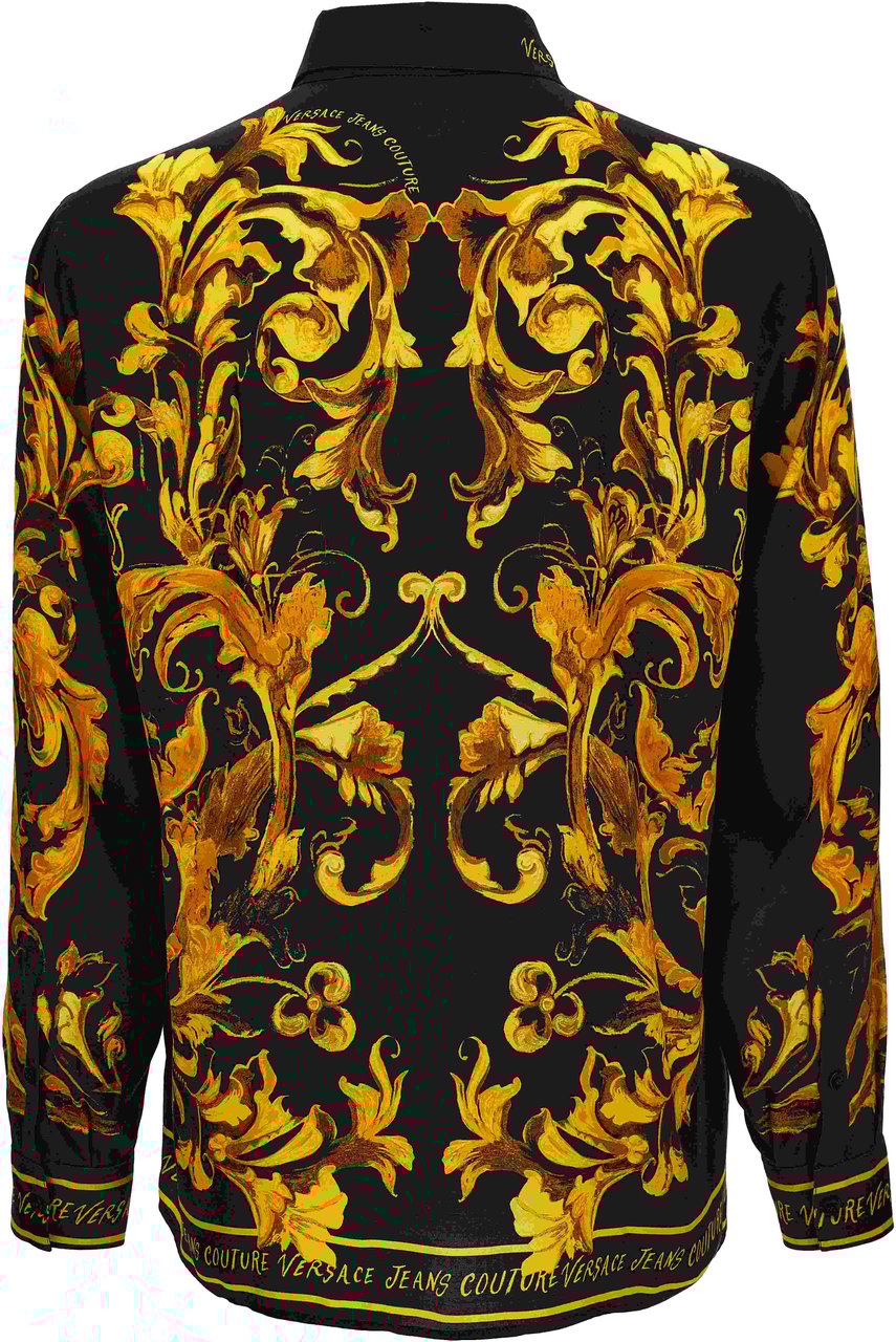 Versace Jeans Couture Shirts Black Zwart