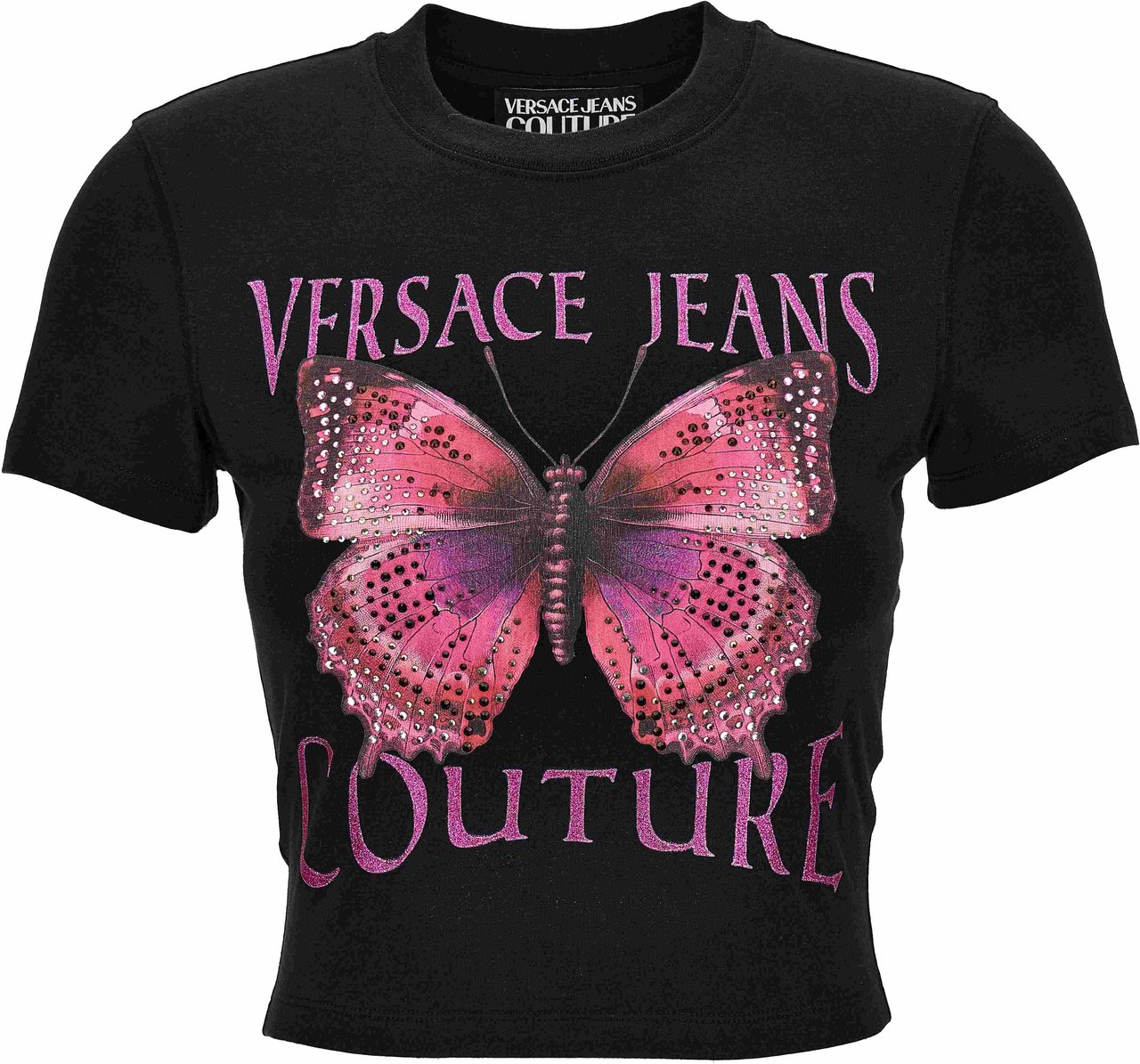 Versace Jeans Couture T-Shirts And Polos Black Zwart