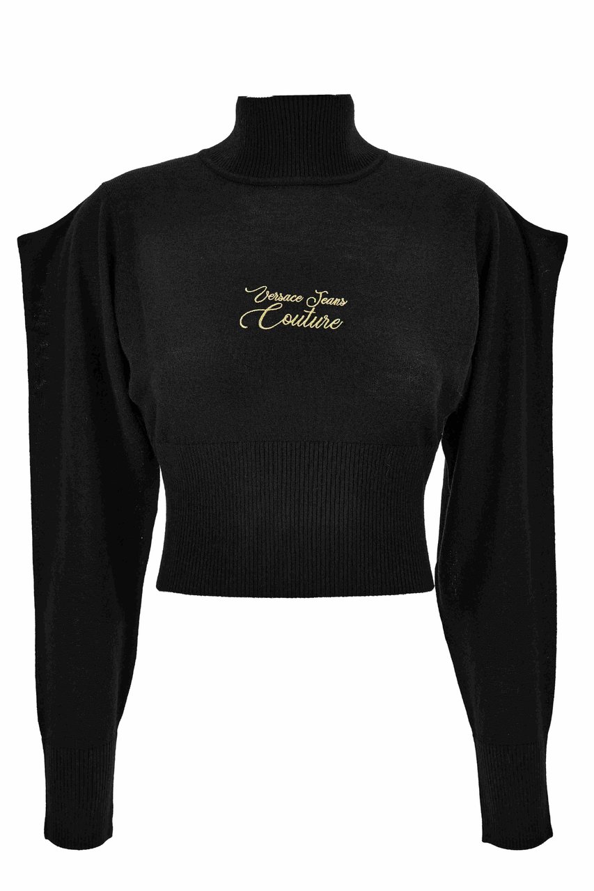 Versace Jeans Couture Sweaters Black Zwart