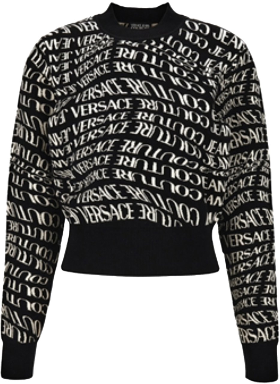 Versace Jeans Couture Sweaters Black Zwart