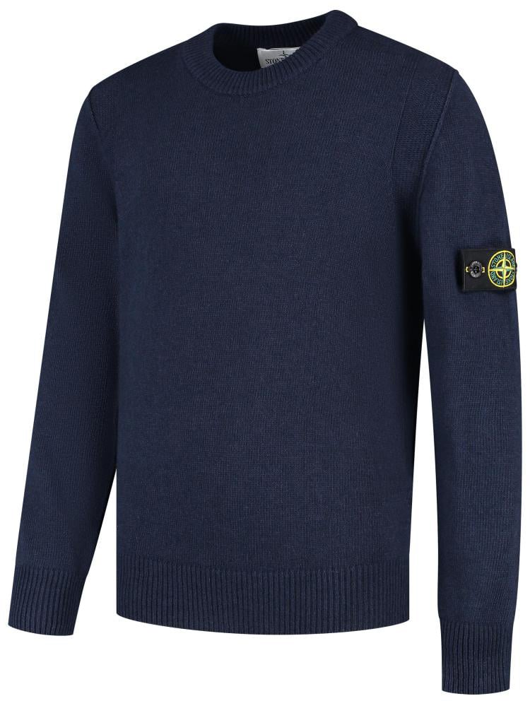 Stone Island Junior Crew Neck Blauw