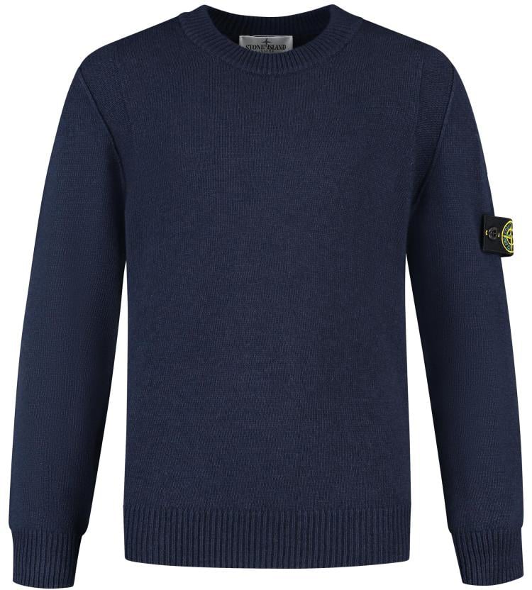 Stone Island Junior Crew Neck Blauw