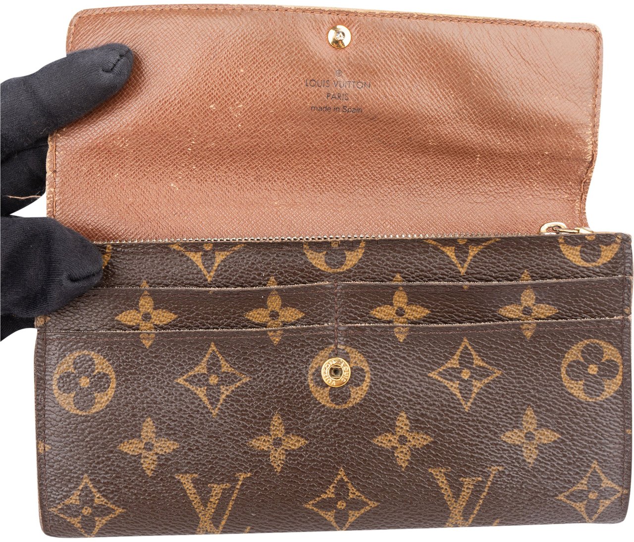 Louis Vuitton Louis Vuitton Canvas Monogram Sarah Wallet Divers
