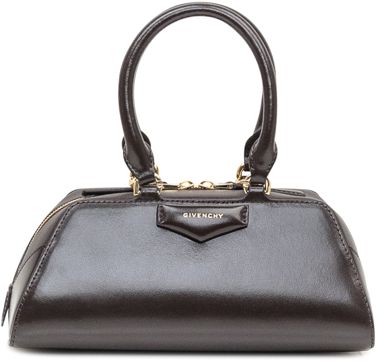 Givenchy Givenchy Dark brown leather Antigona handbag Bruin
