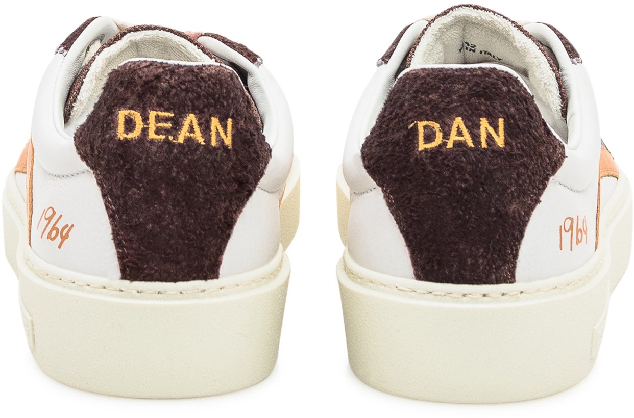 Dsquared2 Dsquared2 Sneakers 1964 Bianche e Marroni in Pelle e Suede Wit