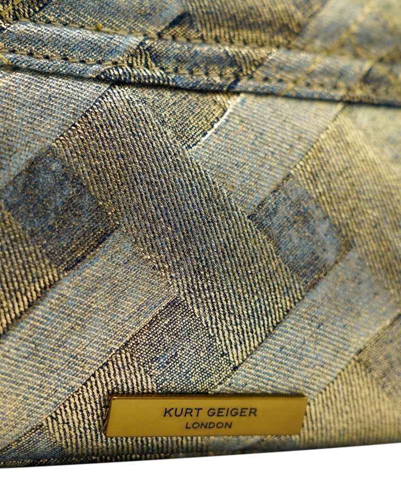 Kurt Geiger London Mini Kensington Soft Tas Goud